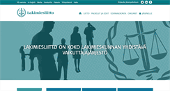 Desktop Screenshot of lakimiesliitto.fi